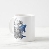 BEACH VIBE OCEAN VIBE TURTTLE MUG (Devant gauche)