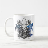 BEACH VIBE OCEAN VIBE TURTTLE MUG (Gauche)