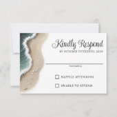 Beach Vibe RSVP Kaartje (Voorkant)