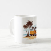  Beach Vibes Kombi Mug - Retro Surfing Serenity (Devant gauche)