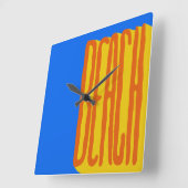 Beach Vierkante Klok (Hoek)