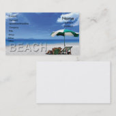 Beach Visitekaartje (Voorkant / Achterkant)
