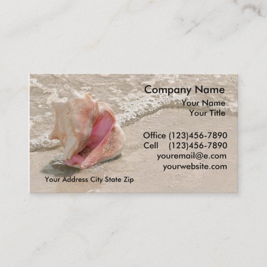 Beach Visitekaartjes (Voorkant)