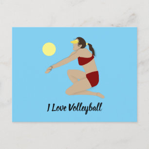 Beach Volleyball Briefkaart