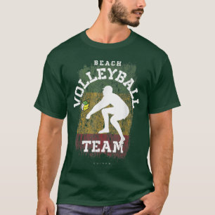 Beach Volleyball Guinee vlag volleyball Playe T-shirt