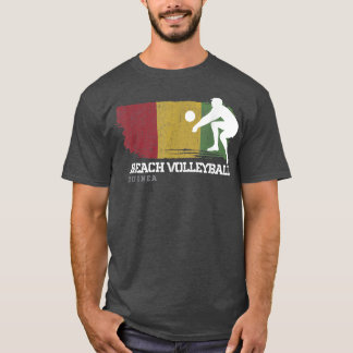 Beach Volleyball Guinee vlag volleyball Playe T-shirt