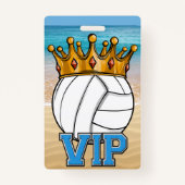 Beach Volleyball MVP Badge (Voorkant)
