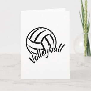 Beach Volleyball Player Volleyball Girl Team Gift Kaart