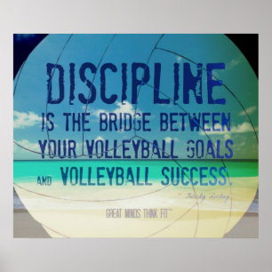 Beach Volleyball Poster 002 voor Motivatie