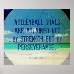 Beach Volleyball Poster 009 voor Motivatie