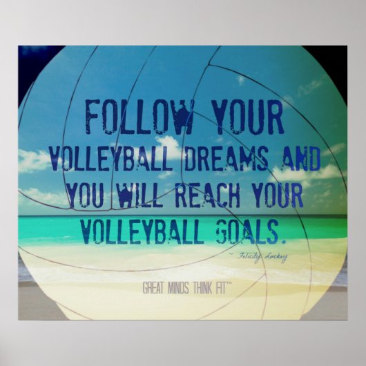 Beach Volleyball Poster 018 for Motivation (Devant)