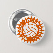 Beach Volleyball Ronde Button 5,7 Cm (Voorkant /achterkant)