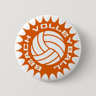 Beach Volleyball Ronde Button 5,7 Cm