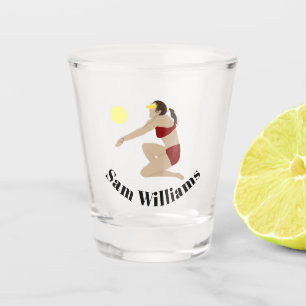 Beach Volleyball Shot Glas