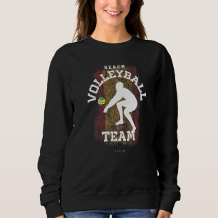 Beach Volleyball Spain Flag Love Volleyball Player Trui