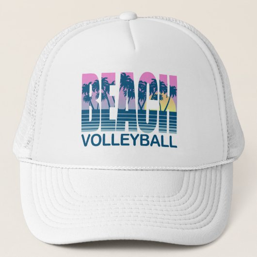 Beach Volleyball Trucker Pet (Voorkant)