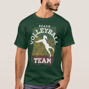 Beach Volleyball Womens Guinea vlag Volleyball Gir T-shirt
