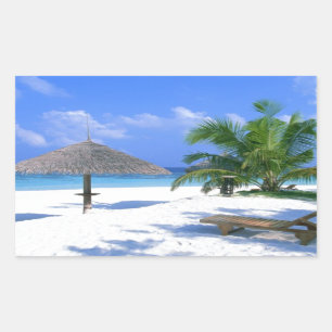 Beach voorzitter - Summer Bliss Rechthoekige Sticker