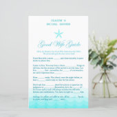 Beach Vrijgezellenfeest Game, Nautical, Mermaid (Staand voorkant)