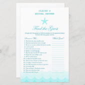 Beach Vrijgezellenfeest Game, Nautical, Mermaid (Voorkant / Achterkant)