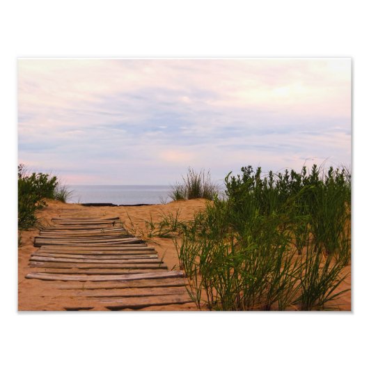 Beach Walk Foto Afdruk (Voorkant)