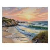 beach wall art poster (Devant)