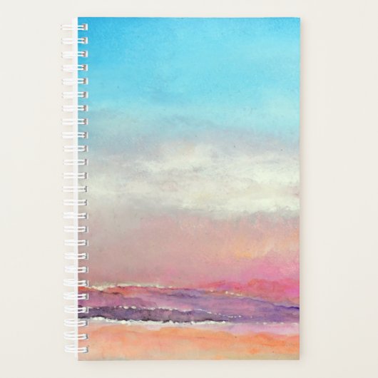 Beach Watercolor Sunset Pastels (Devant)