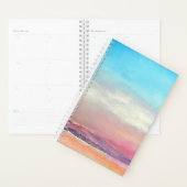 Beach Watercolor Sunset Pastels (Devant avec enveloppe)