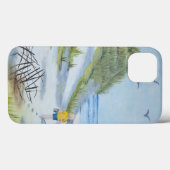 Beach waterverf Case-Mate iPhone case (Achterkant (horizontaal))