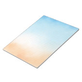 Beach Waterverf College geregeerd lijnde Notitiebl Notitieblok (Schuin)