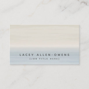 Beach Waterverf Ombre Generic Sjabloon Visitekaartje