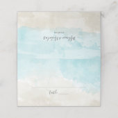 Beach Waterverf Weddenschappen (Buitenkant ongevouwen)