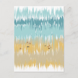 Beach wave briefkaart