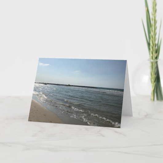 Beach wave foto kaart (Voorkant)