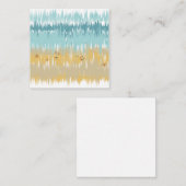 Beach wave notitiekaartje (Voorkant / Achterkant)