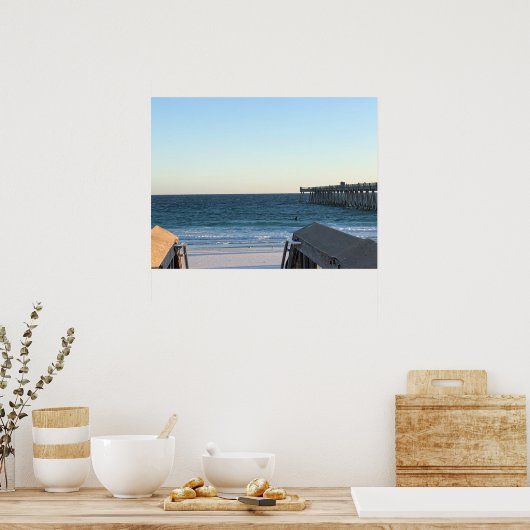 Beach Wave Poster (Keuken)