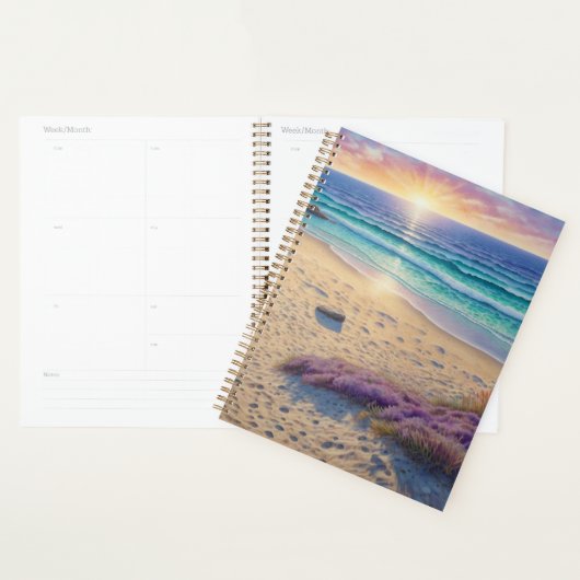Beach Waves and Shore Art Planner (Display)
