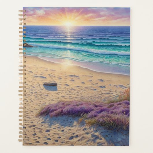 Beach Waves and Shore Art Planner (Voorkant)