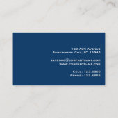 Beach Waves Blue Visitekaartje (Achterkant)