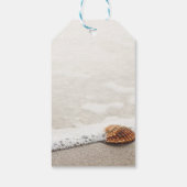 Beach Waves Bruiloft Dank u Cadeaulabel (Achterkant)