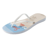 Beach Waves, Bucket, Lobster Teenslippers (Schuin)