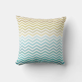 Beach Waves Chevron Zigzag Pillow Kussen