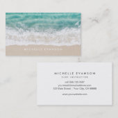 Beach Waves Professionele Surven Zweminstructeur Visitekaartje (Voorkant / Achterkant)