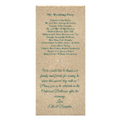 Beach Waves Programme de mariage 2 (Dos)