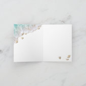 Beach Waves Sandy Toes Dank u kaart (Binnen)