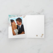 Beach Waves Sandy Toes Photo Carte de remerciement (Intérieur)