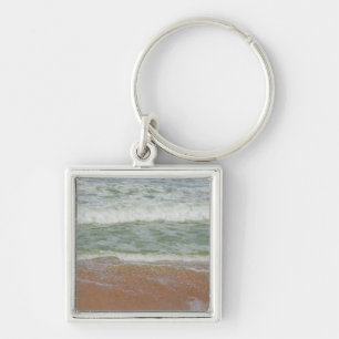 Beach Waves Water Sand Ocean Natuur Schilderachtig Sleutelhanger