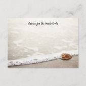 Beach Waves Weddenschap Advieskaart (Voorkant)