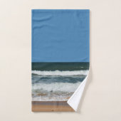 Beach Waves Zand Seashore Tropische Oceaan Zeegezi Bad Handdoek (Handdoek)