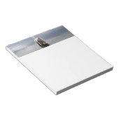 Beach website reflectie briefpapier notitieblok (Schuin)